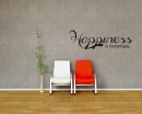 Happiness is Homemade Quotes Wall Decal Family Lettering Vinyl Art Stickers